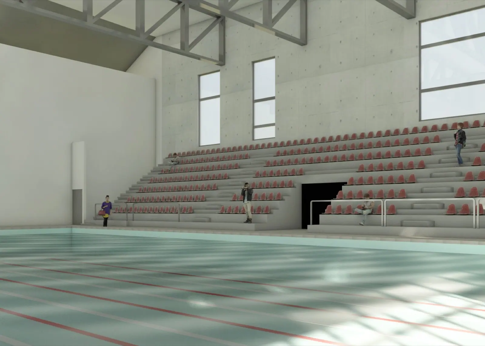 Interior del plantel CECYT
